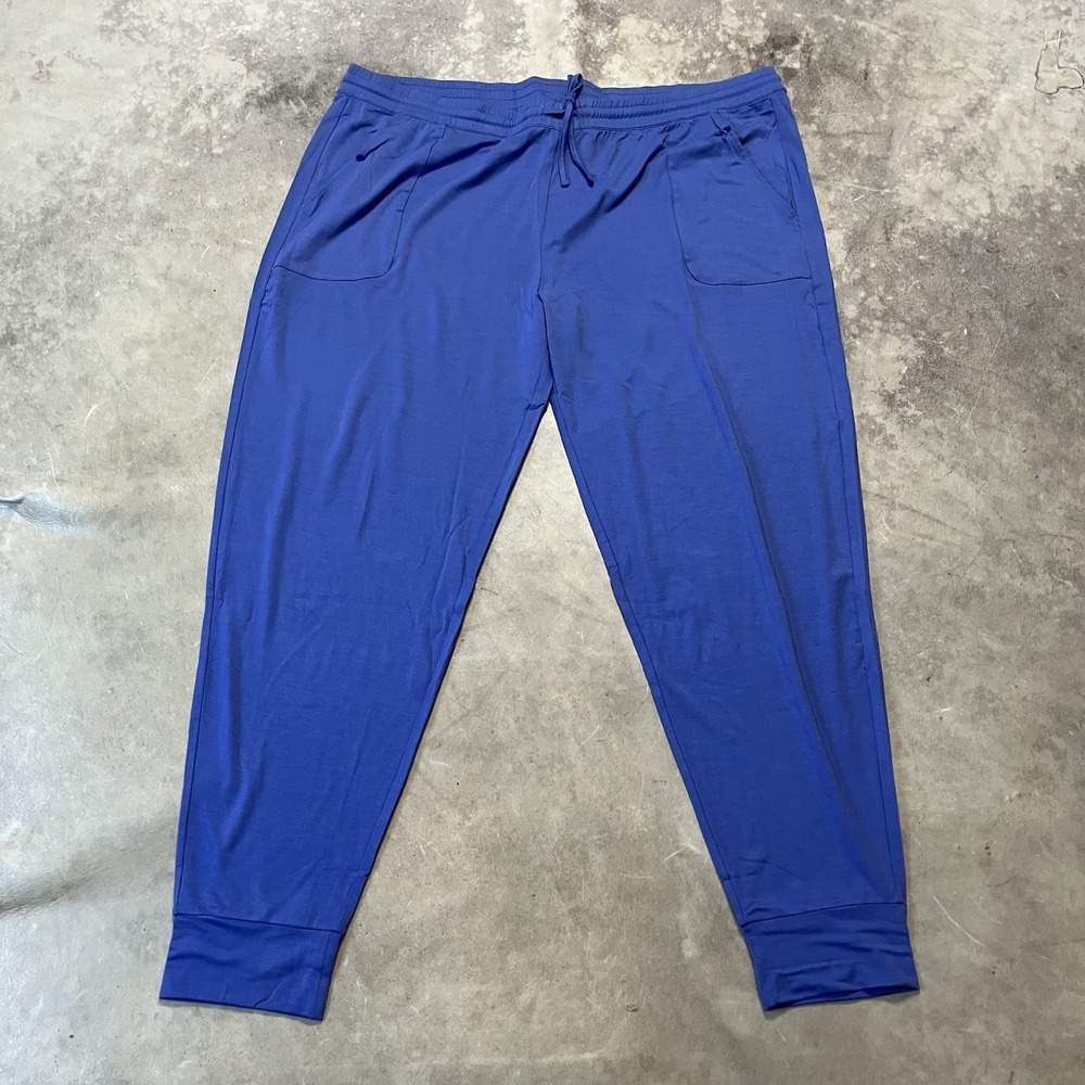 Recliner‎ NYC Sleep Pajama Pants Womens Size XXL Marine Blue Soft Pockets